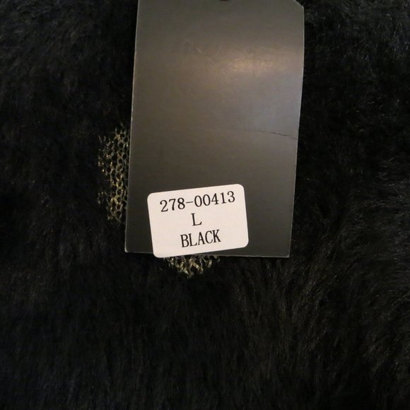 Movint New York Eyelash Heart Sweater Size L - Picture 5 of 9